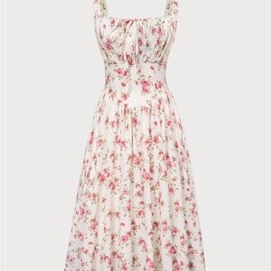 Scarlet Darkness Hottest Floral Milkmaid Sundress with Pockets size L